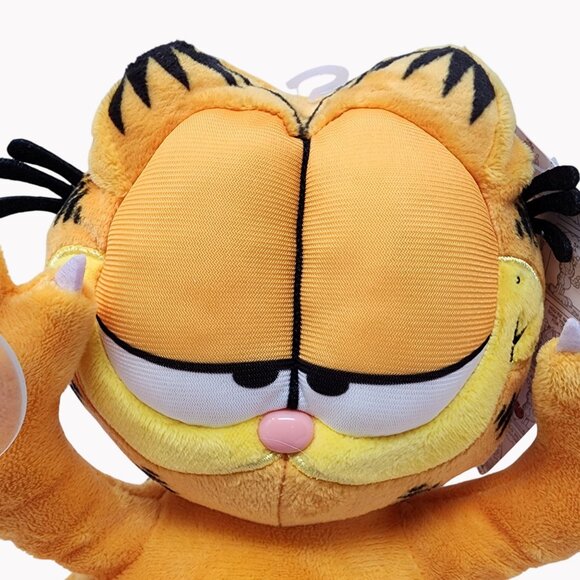 Garfield Plush Toy With Suction Cups 8" Officially Licensed Nickelodeon NEW - Picture 2 of 10